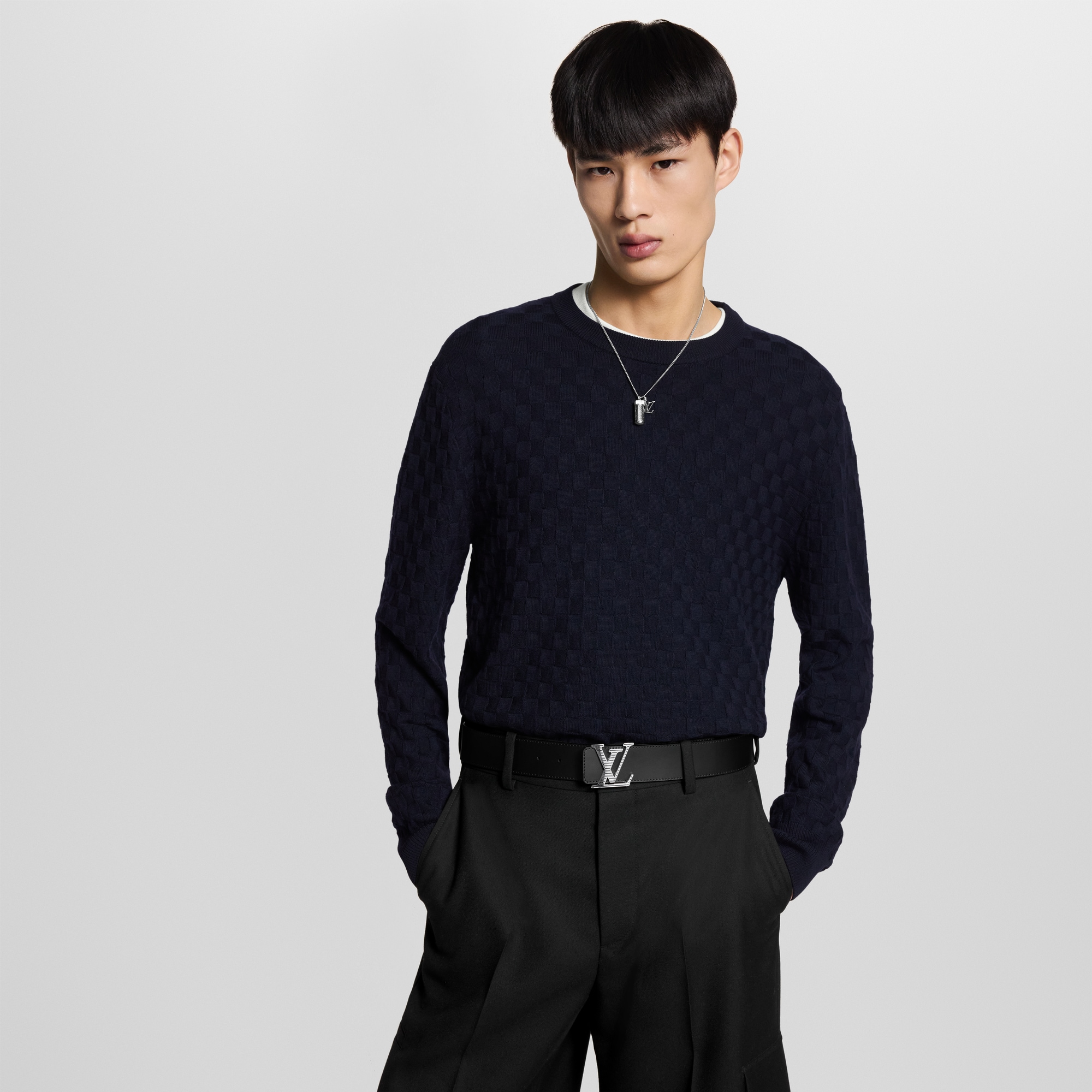 ベルト・LV シャドウ 40MMリバーシブル モノグラム・シャドウ